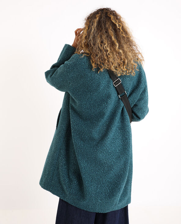 Manteau mi-long violet - Pimkie
