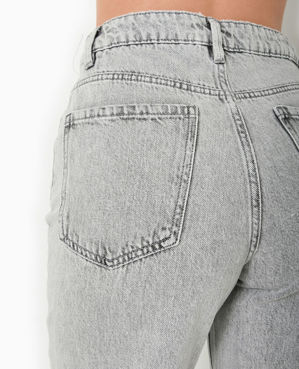 Jean wide taille haute blanc - Pimkie