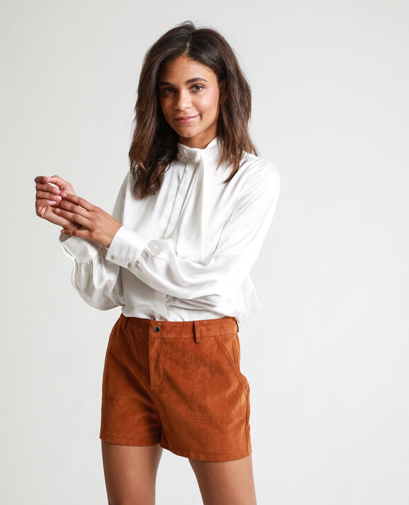 Chemise satinée blanc - Pimkie