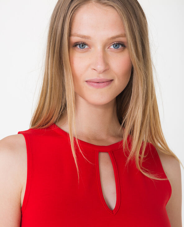 Robe longue rouge - Pimkie