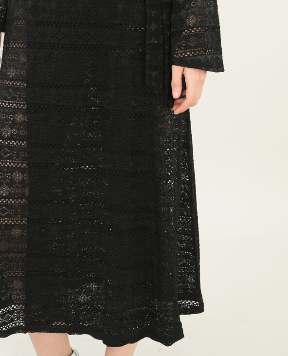 Robe longue en dentelle noir - Pimkie