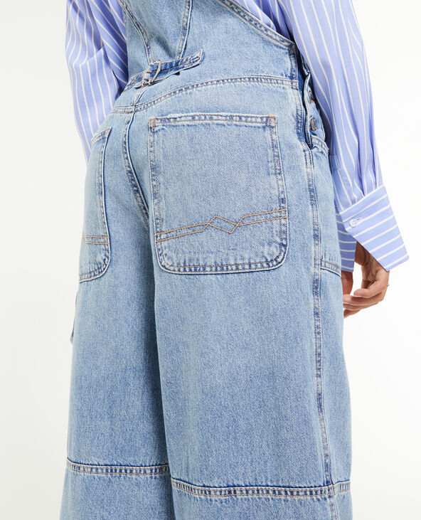 Salopette en jean baggy bleu - Pimkie