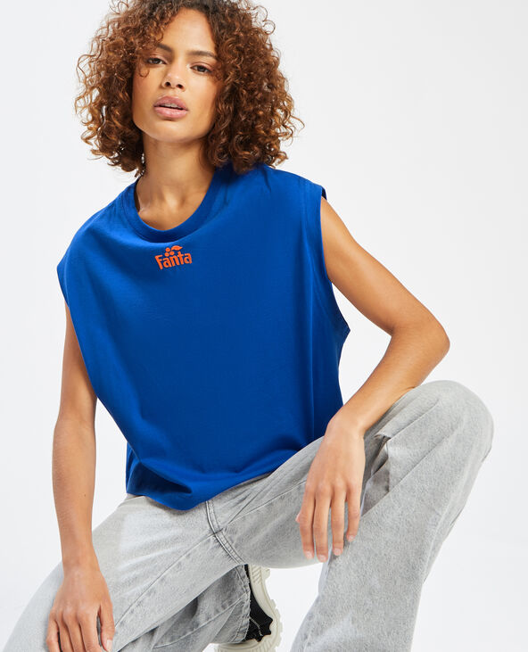 T shirt hotsell bleu electrique