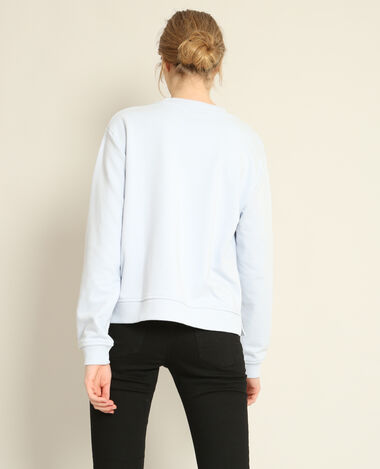 Sweat basique bleu - Pimkie