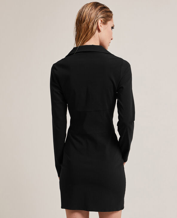 Robe zippée noir - Pimkie