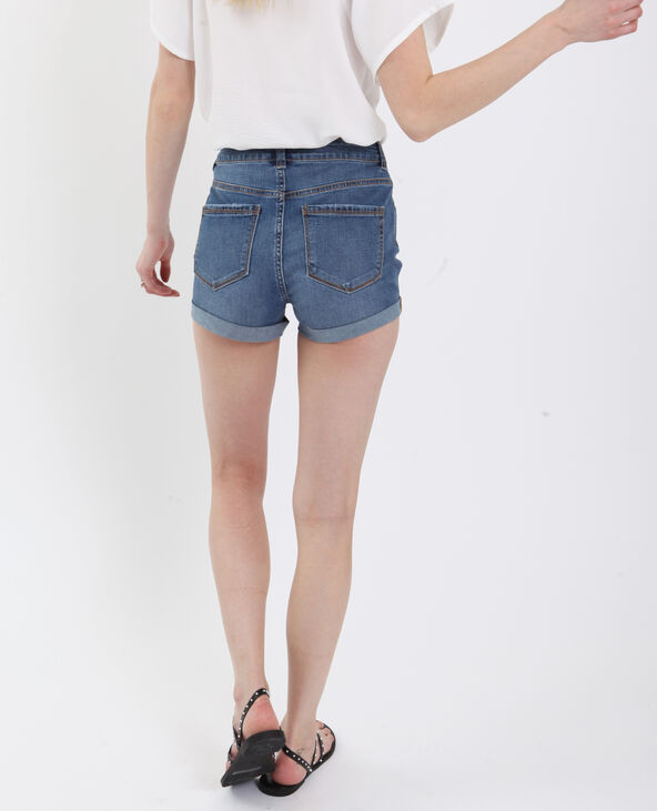 Short en jean bleu - Pimkie