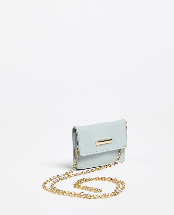 Porte-monnaie avec bandoulière bleu clair - Pimkie