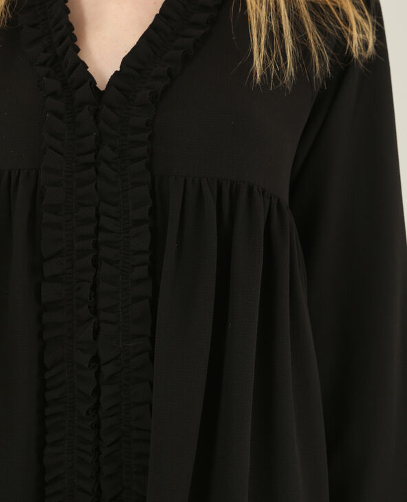 Robe froncée noir - Pimkie