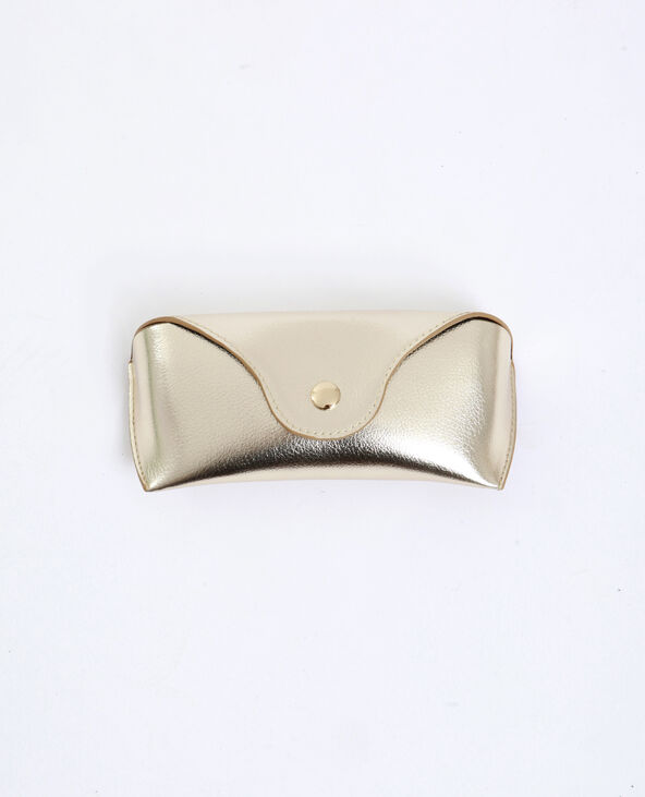 Etui à lunettes doré - Pimkie