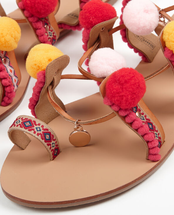 Sandales pompons deals