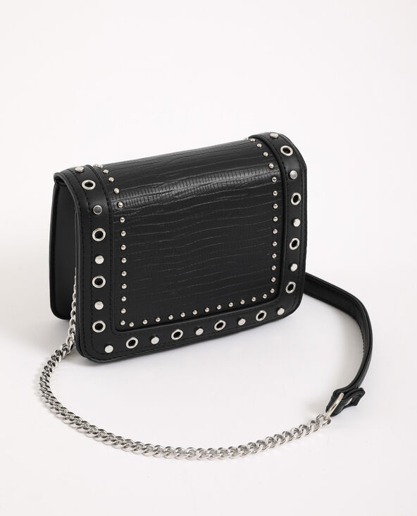 Petit sac clouté noir - Pimkie