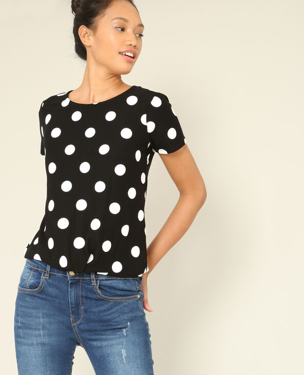 Tee shirt a pois femme sales