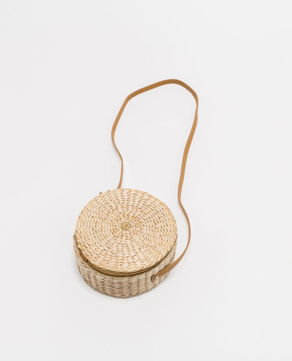 Sac rond en paille Pimkie