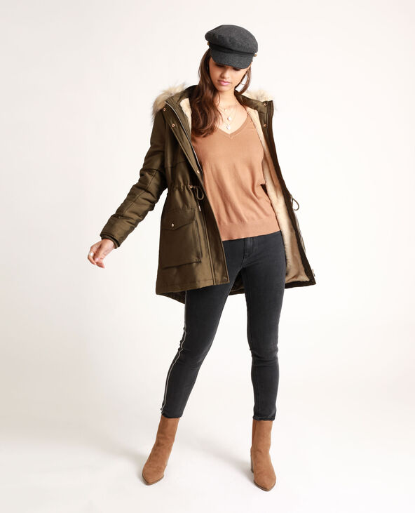 Parka chaude vert kaki - Pimkie