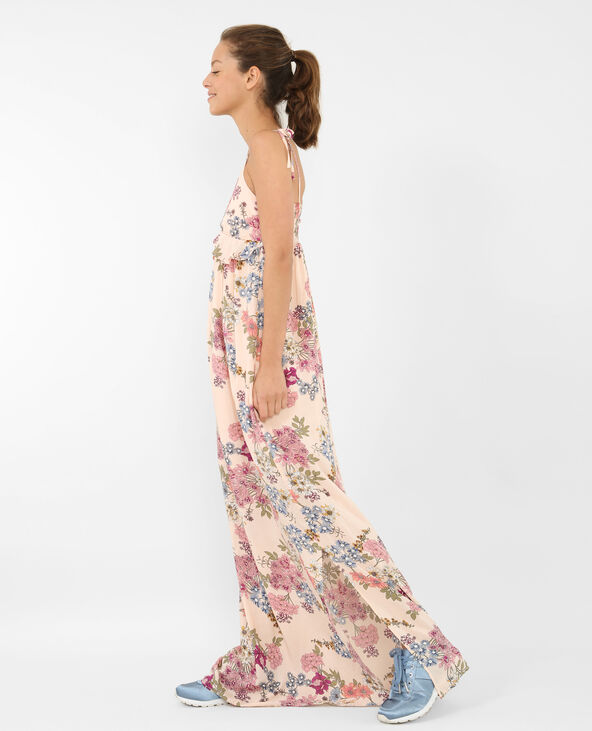 Robe longue fleurie