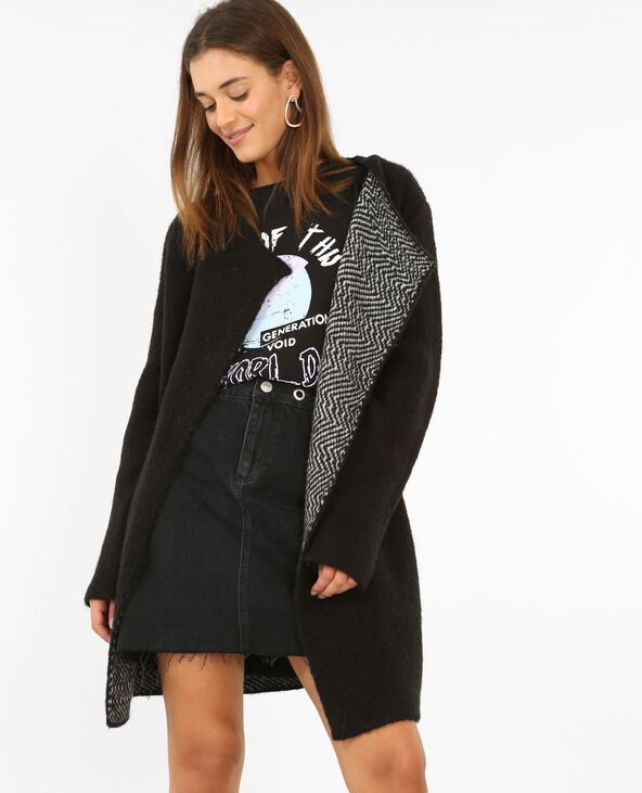 Gilet noir chaud femme sales