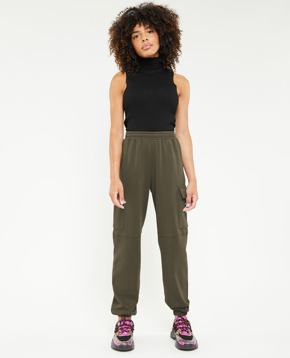 Pantalon de jogging cargo vert kaki - Pimkie
