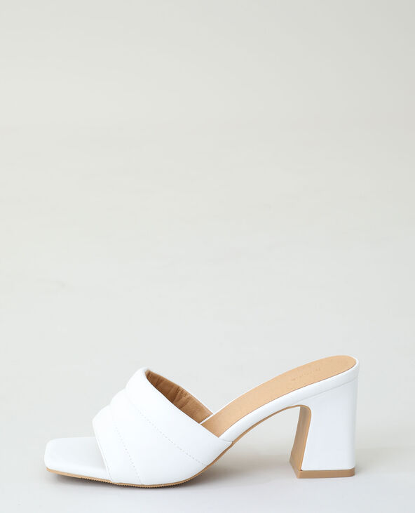 Mule a talon blanche new arrivals