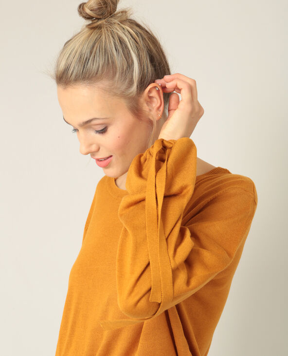 Pull à manches évasées camel - Pimkie