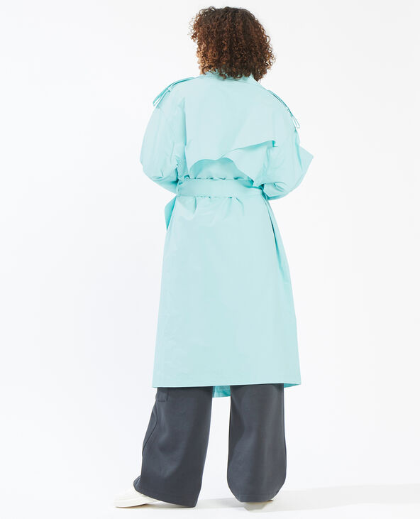 Trench long oversize vert anis - Pimkie