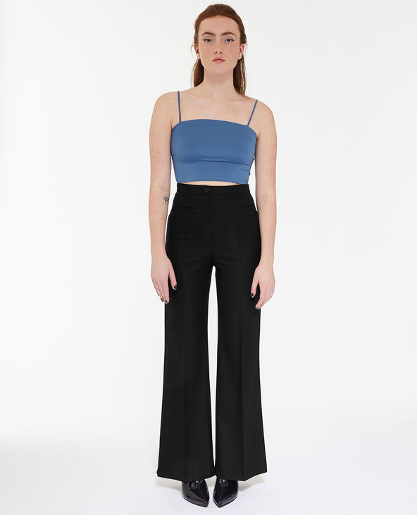 Pantalon flare taille extra haute noir - Pimkie