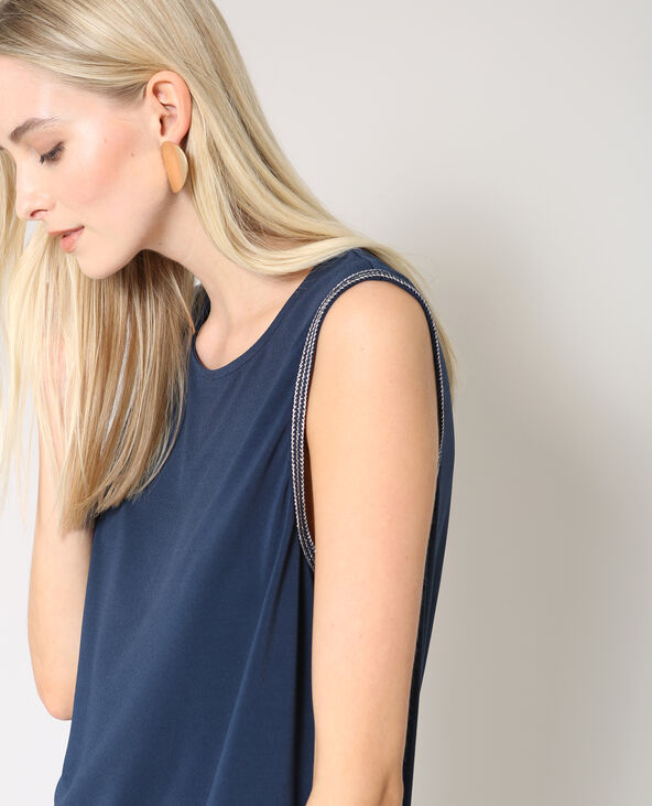 Top lurex bleu marine - Pimkie