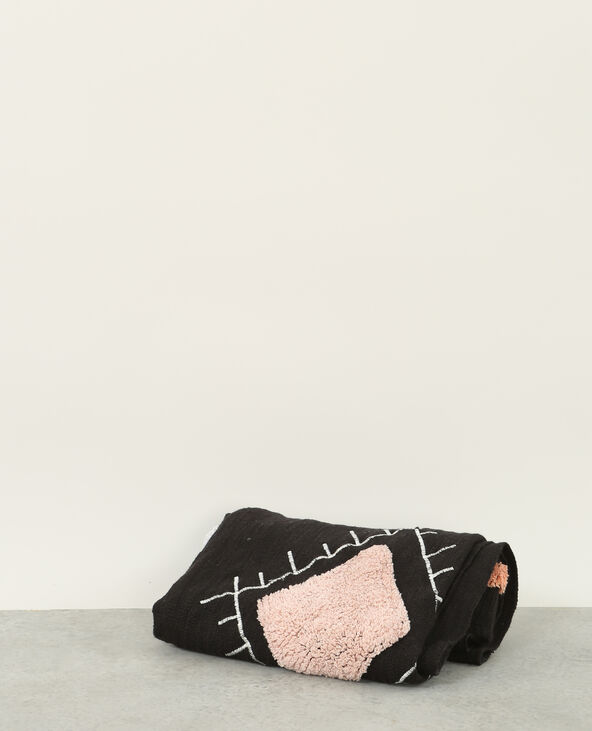 Grand plaid à zigzags noir - Pimkie