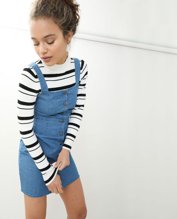 Robe salopette en jean