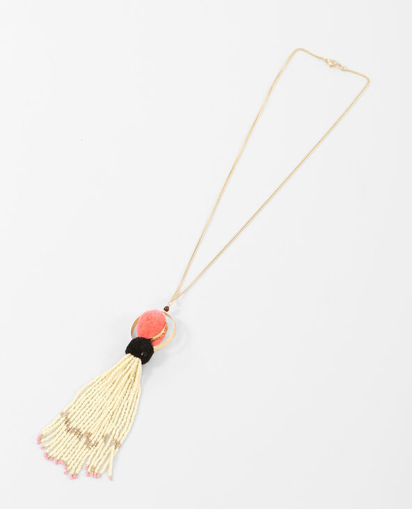 Sautoir à pompons doré - Pimkie