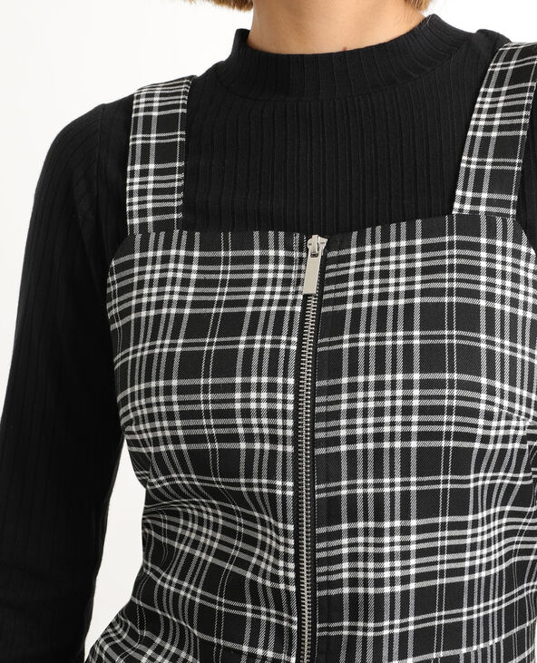 Robe à zip noir - Pimkie