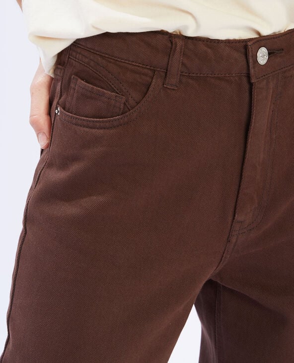 Jean large marron - Pimkie