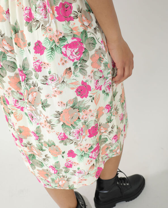 Robe fleurie jaune - Pimkie