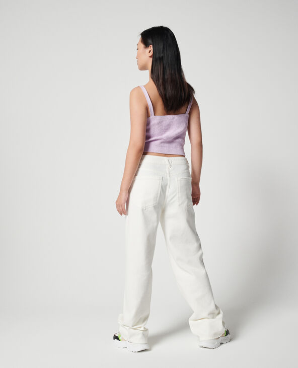 Jean baggy taille basse blanc - Pimkie