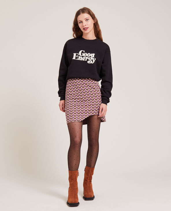 Jupe courte avec ouverture violet - Pimkie