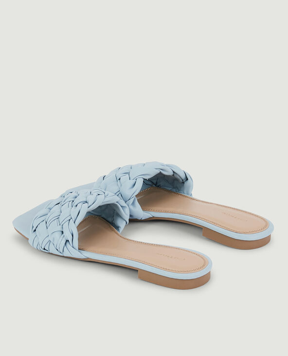 Mules tressées bleu - Pimkie