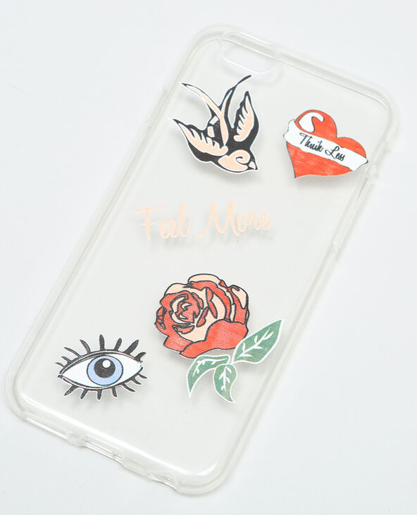 Coque Iphone6 stickers bleu marine - Pimkie