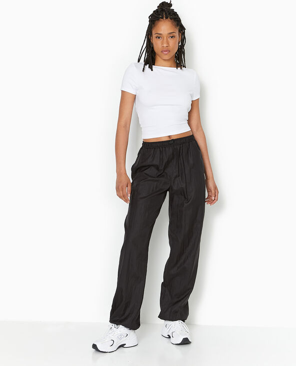 Top court avec cut out dos blanc - Pimkie
