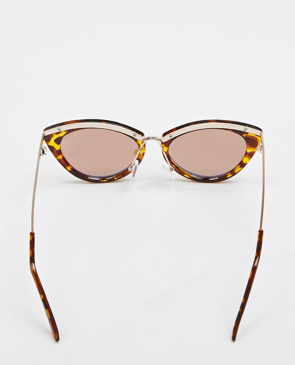 Lunettes de soleil cat eye marron - Pimkie