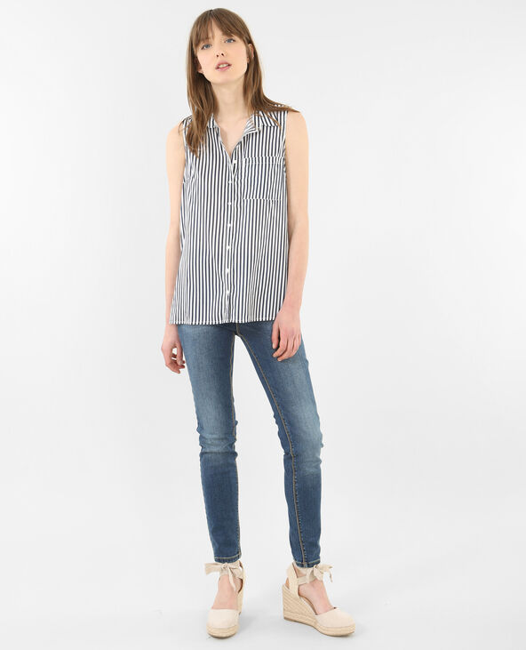 Jean skinny push-up bleu - Pimkie
