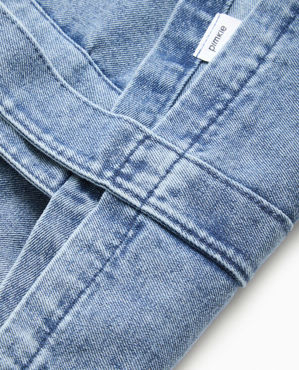 Grand cabas en jean bleu - Pimkie