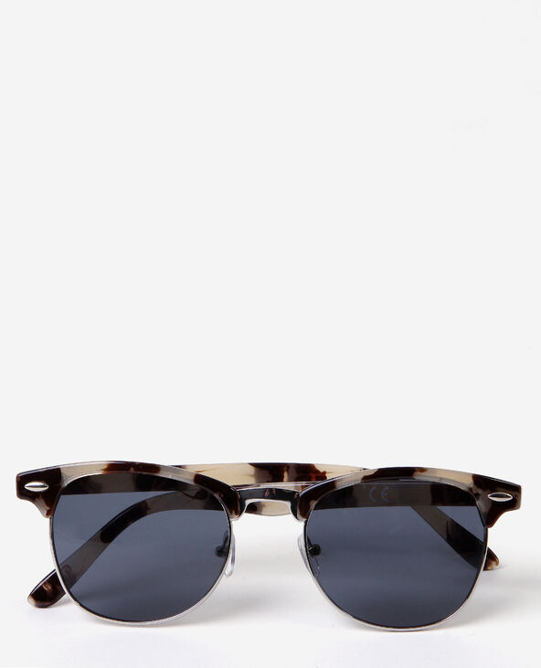Lunettes de soleil rétro blanc - Pimkie