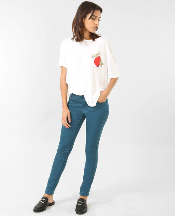 T-shirt ample blanc - Pimkie