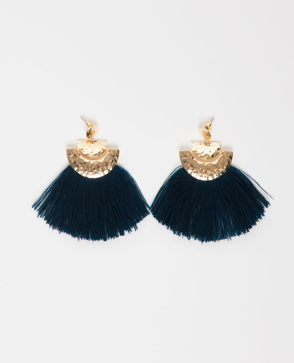 Boucles d'oreilles à franges doré - Pimkie