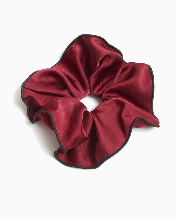 Maxi chouchou avec liseret contrasté bordeaux - Pimkie
