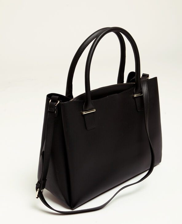 Sac noir simili cuir hot sale