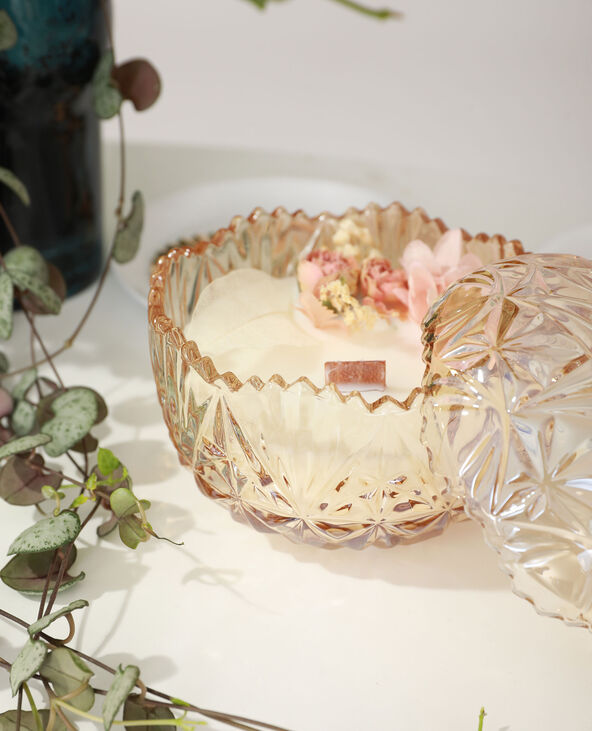 Bougie vintage avec pompon orange - Pimkie