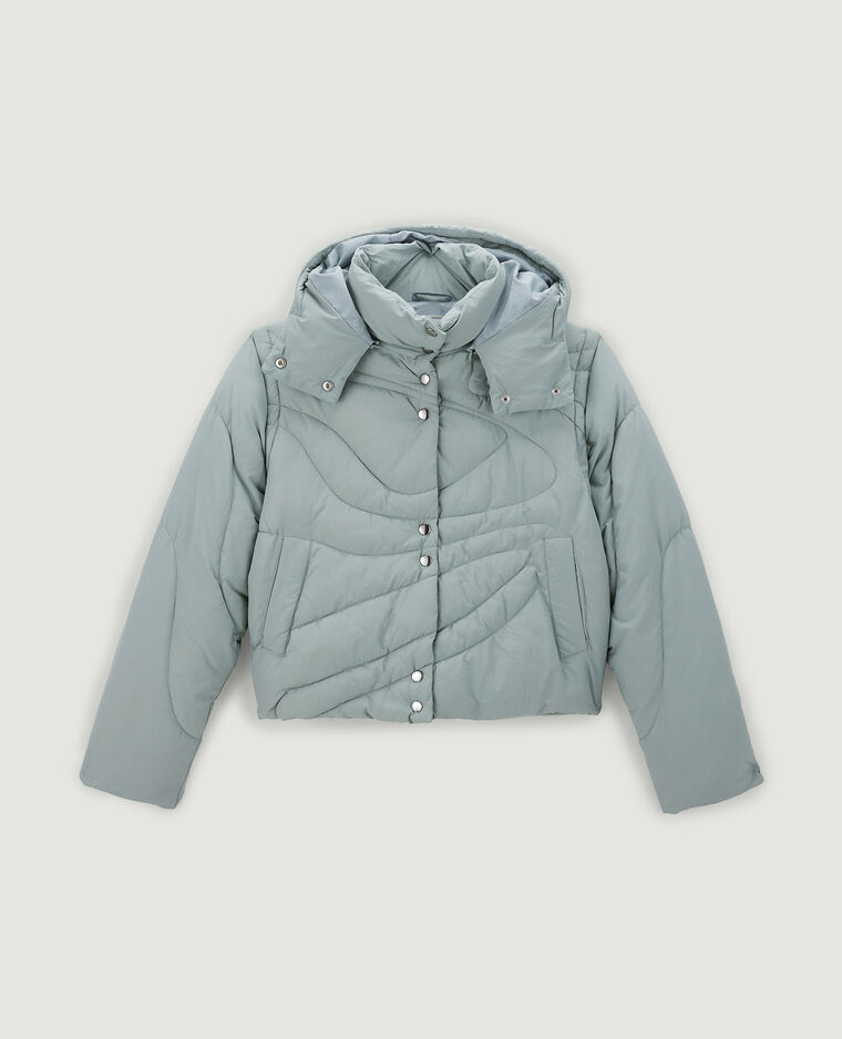 Doudoune matelassage wavy vert - Pimkie