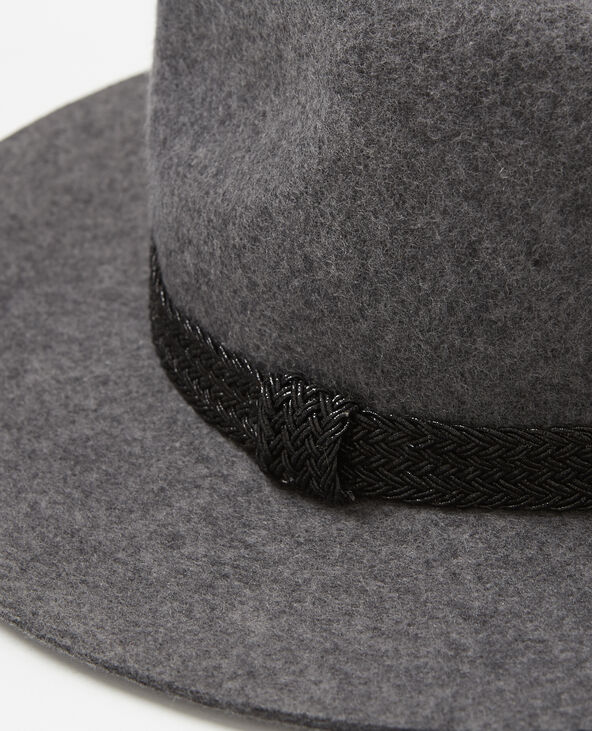 Fedora bande irisée gris foncé - Pimkie