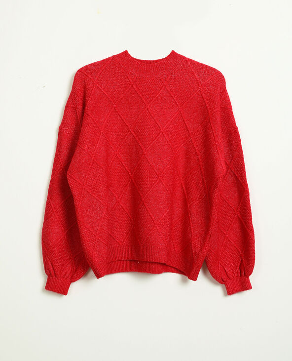 Pull maille fantaisie