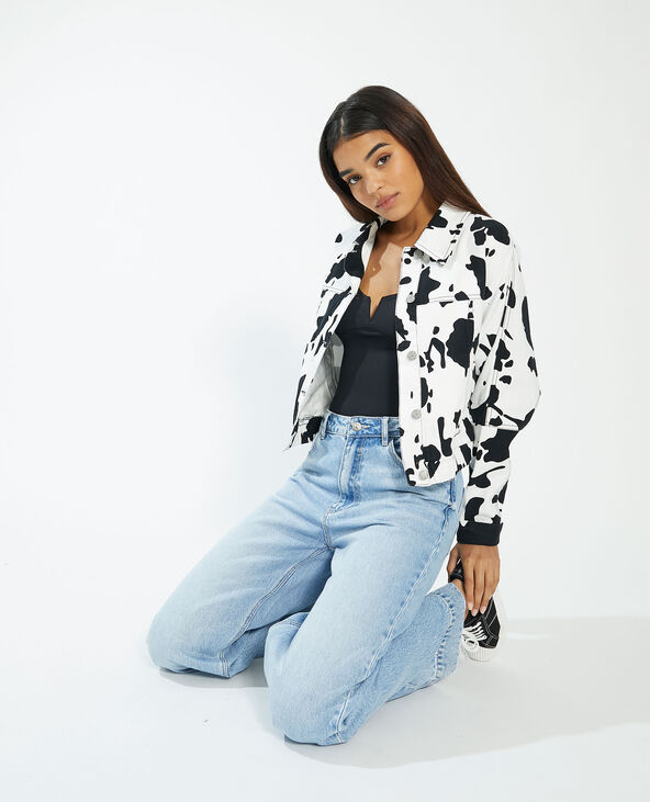 Veste en jean vachette noir - Pimkie